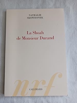 Image du vendeur pour LA SHOAH DE MONSIEUR DURAND mis en vente par Librairie RAIMOND