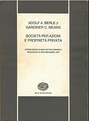 Seller image for Societ per azioni e propriet privata for sale by Studio Bibliografico Viborada