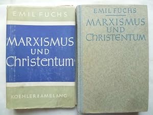 Bild des Verkufers fr Marxismus und Christentum. zum Verkauf von Ostritzer Antiquariat