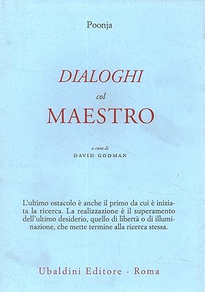 Seller image for Dialoghi col maestro for sale by Di Mano in Mano Soc. Coop