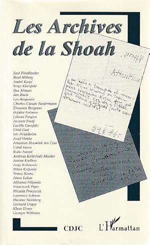 Seller image for Les archives de la Shoah, for sale by L'Odeur du Book