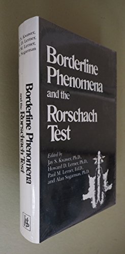 Image du vendeur pour Borderline Phenomena and the Rorschach Test mis en vente par ZBK Books