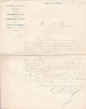 Guillaume SCHNAEBELÉ : 3 lettres autographes signées