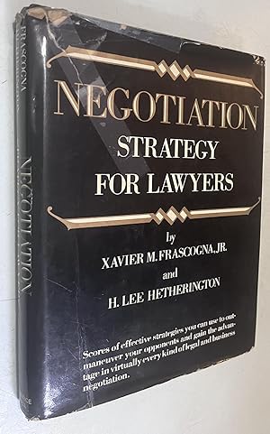 Seller image for Negotiation Strategy for Lawyers for sale by Once Upon A Time