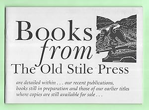 Seller image for Books From The Old Stile Press (Book List 1989 to 1998) for sale by The Bookshop at Beech Cottage