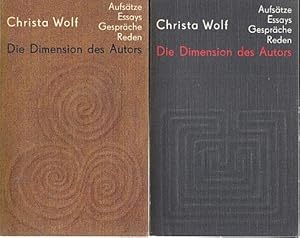 Bild des Verkufers fr Die Dimension des Autors. Essays und Aufstze, Reden und Gesprche 1959-1985. 2 Bnde. zum Verkauf von Antiquariat an der Nikolaikirche