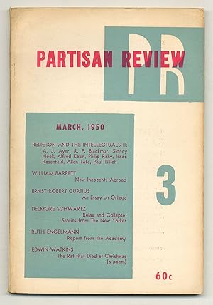 Bild des Verkufers fr Partisan Review - Volume XVII, Number 3, March 1950 zum Verkauf von Between the Covers-Rare Books, Inc. ABAA