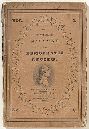 Image du vendeur pour The United States Magazine and Democratic Review: February, 1838 mis en vente par Between the Covers-Rare Books, Inc. ABAA