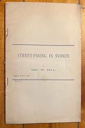 Street-Paving in Sydney.