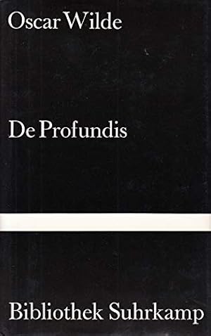 Seller image for De profundis. Aus d. Engl. von Hedda Soellner. Mit e. Essay von Norbert Kohl / Bibliothek Suhrkamp ; Band 833, for sale by nika-books, art & crafts GbR