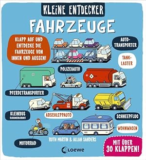 Bild des Verkufers fr Kleine Entdecker - Fahrzeuge: Interaktives Sachbuch mit Klappen fr Kinder ab 3 Jahren zum Verkauf von buchlando-buchankauf