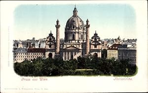 Ansichtskarte / Postkarte Wien 4 Wieden, Karlskirche