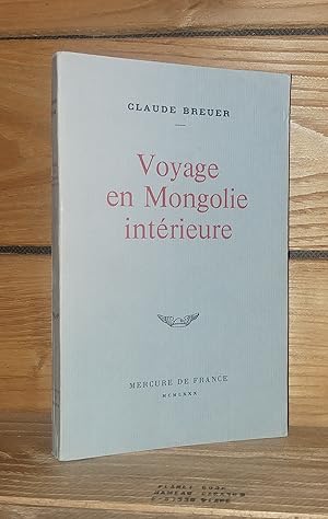 VOYAGE EN MONGOLIE INTERIEURE