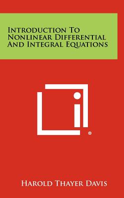 Seller image for Introduction To Nonlinear Differential And Integral Equations (Hardback or Cased Book) for sale by BargainBookStores
