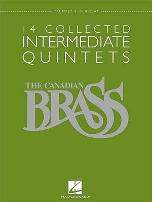 Bild des Verkufers fr 14 Collected Intermediate Quintets: Trumpet 2 in B-Flat zum Verkauf von AHA-BUCH GmbH