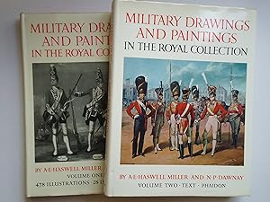 Image du vendeur pour MILITARY DRAWINGS AND PAINTINGS in the Collection of Her Majesty the Queen, (2 volumes) mis en vente par GfB, the Colchester Bookshop