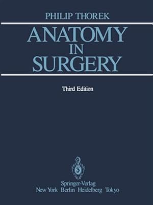 Seller image for Anatomy in Surgery for sale by GreatBookPrices