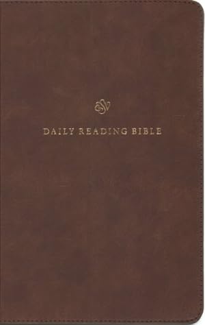 Imagen del vendedor de Holy Bible : English Standard Version, Brown, Trutone, Daily Reading Bible: A Guided Journey Through God's Word a la venta por GreatBookPrices