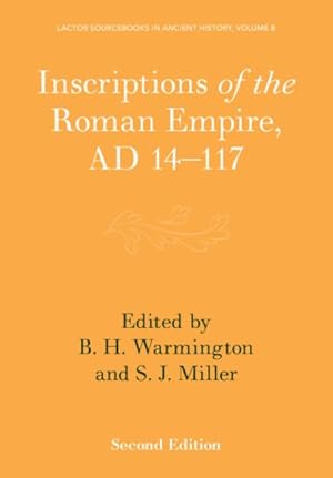 Image du vendeur pour Inscriptions of the Roman Empire, Ad 14?117 mis en vente par GreatBookPrices