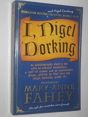 Imagen del vendedor de I, Nigel Dorking a la venta por Manyhills Books