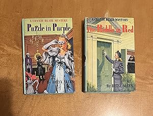 Connie Blair Series *2* - Puzzle in Purple & Riddle in Red Pictorial HC