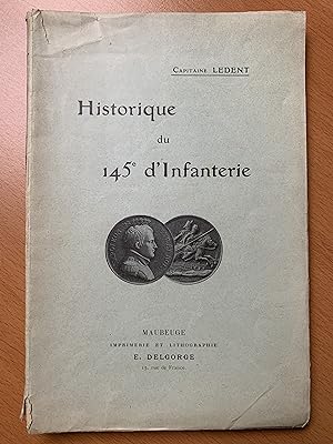 Imagen del vendedor de Historique du 145e Rgiment d'Infanterie a la venta por La 25e Heure