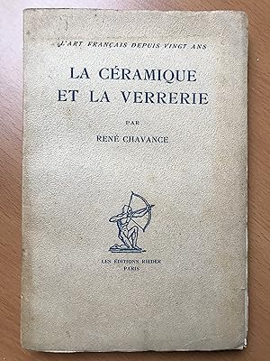 La Céramique et la Verrerie - L'Art français depuis vingt ans