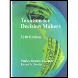 Image du vendeur pour Taxation for Decision Makers 2010 Edition mis en vente par -OnTimeBooks-