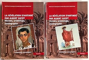 Seller image for La rvlation d'Antino par Albert Gayet. Histoire, archologie, musographie. Vol. I & Vol. II: Corpus (complete set) for sale by Meretseger Books