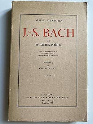 Image du vendeur pour J.-S. Bach, le musicien-pote. mis en vente par ShepherdsBook
