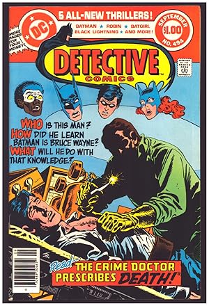 Seller image for Detective Comics #494 for sale by Parigi Books, Vintage and Rare