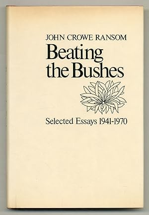 Bild des Verkufers fr Beating the Bushes: Selected Essays 1941-1970 zum Verkauf von Between the Covers-Rare Books, Inc. ABAA