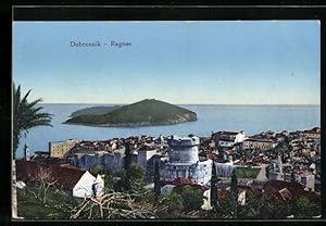 Bild des Verkäufers für Ansichtskarte Ragusa, Blick auf das Meer zum Verkauf von Bartko-Reher