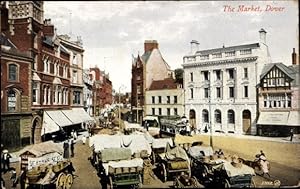 Ansichtskarte / Postkarte Dover Kent England, Markt