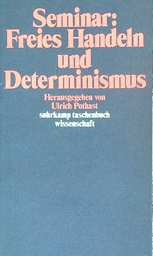 Seller image for Seminar: Freies Handeln und Determinismus for sale by Miliardi di Parole