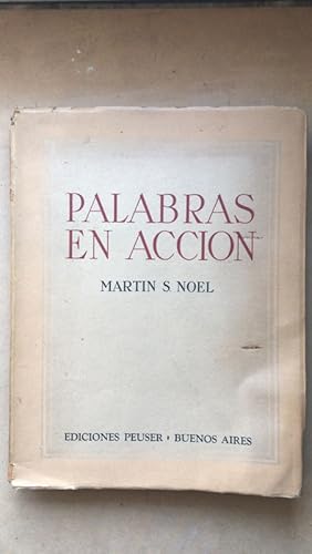 Imagen del vendedor de Palabras en accion a la venta por International Book Hunting