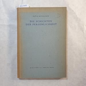 Image du vendeur pour Die Schichten der Persnlichkeit mis en vente par Gebrauchtbcherlogistik  H.J. Lauterbach