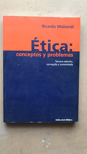 Imagen del vendedor de Etica: Conceptos y problemas a la venta por International Book Hunting