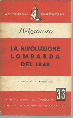 Immagine del venditore per La rivoluzione Lombarda del 1848 venduto da Booklovers - Novara