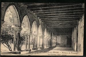 Bild des Verkufers fr Carte postale Valence-sur-Baise, Abbaye de Floran, Le Clotre zum Verkauf von Bartko-Reher
