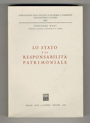 Lo Stato e la responsabilità patrimoniale.