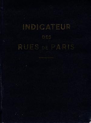 Bild des Verkufers fr INDICATEUR DES RUES DE PARIS zum Verkauf von LLIBRERIA TECNICA