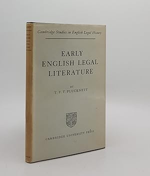 EARLY ENGLISH LEGAL LITERATURE