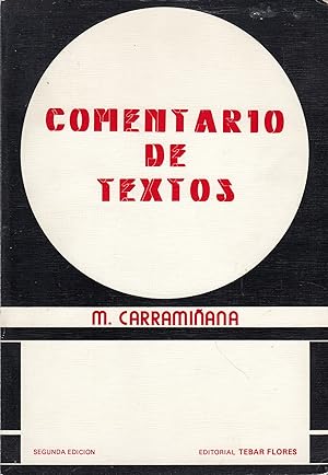 COMENTARIO DE TEXTOS