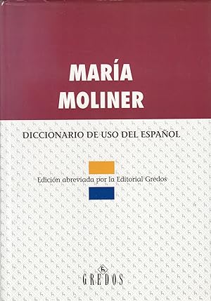Seller image for DICCIONARIO DE USO DEL ESPAOL Edicin abreviada (Completo en un Volumen de la A a la Z) for sale by Libreria Rosela