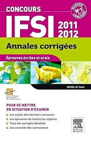 Immagine del venditore per Concours IFSI 2011-2012: Epreuves crites et orale venduto da Dmons et Merveilles