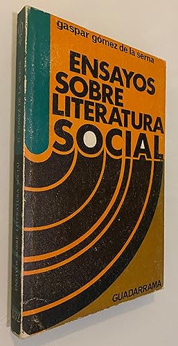 Seller image for Ensayos sobre literatura social for sale by Nk Libros