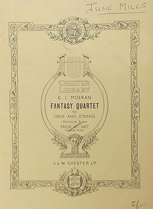 Image du vendeur pour Fantasy Quartet for Oboe and Strings, Miniature Score mis en vente par Austin Sherlaw-Johnson, Secondhand Music