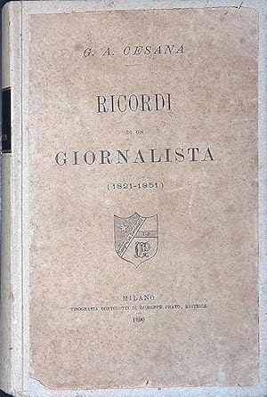 Ricordi di un giornalista 1821-1851