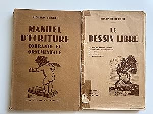 Manuel d'écriture courante et ornementale // Le dessin libre.